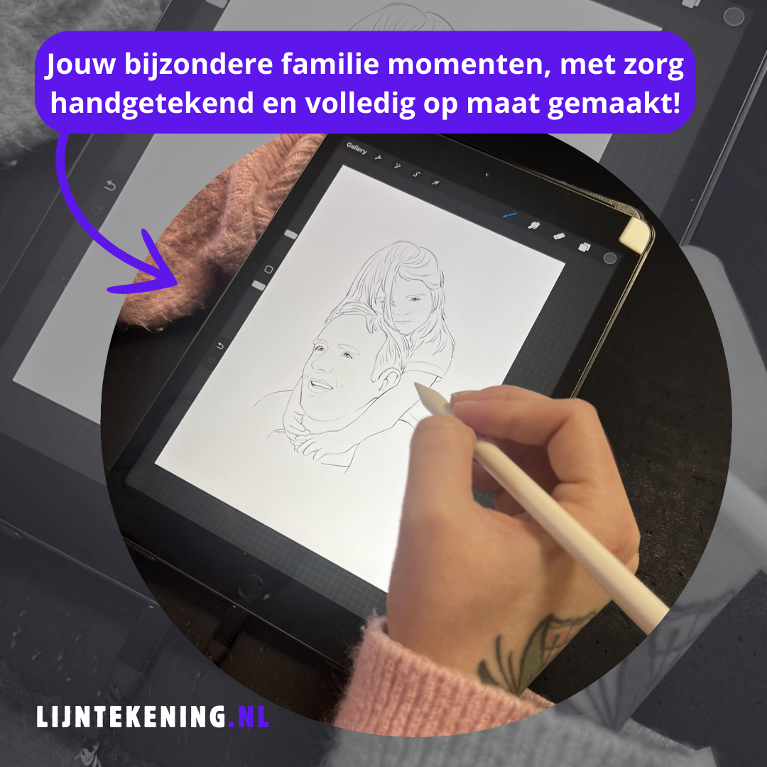 Cartoon Geboorteposter met Jouw Foto